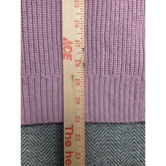 Old Navy Womens XS Mauve Pink Ribbed Shaker Knit V-Neck Button Front Cardigan - Picture 4 of 10